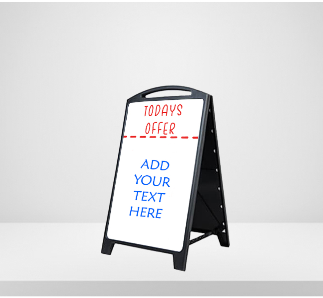Image of Custom Dry Erase A-Frame Signs