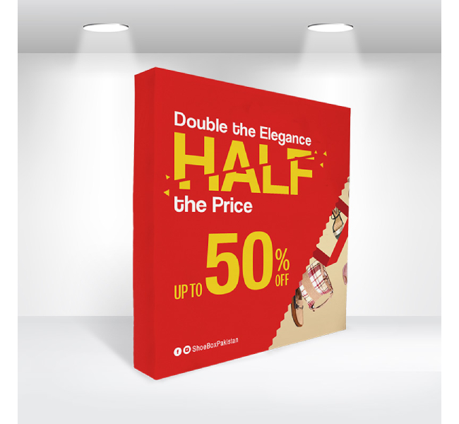 Image of Straight Fabric Pop Up Displays