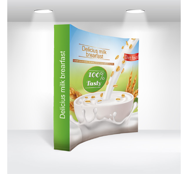 Image of Curved Fabric Pop Up Displays