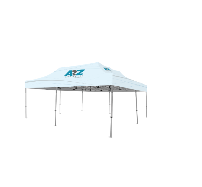 20ft x 10ft custom canopy tents - Premium printing and custom designs for businesses and events.