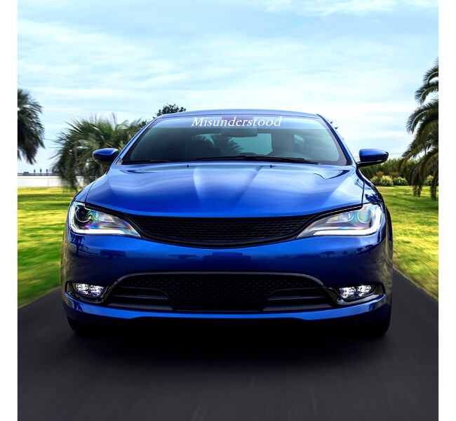 Custom Car Windshield Decals 2