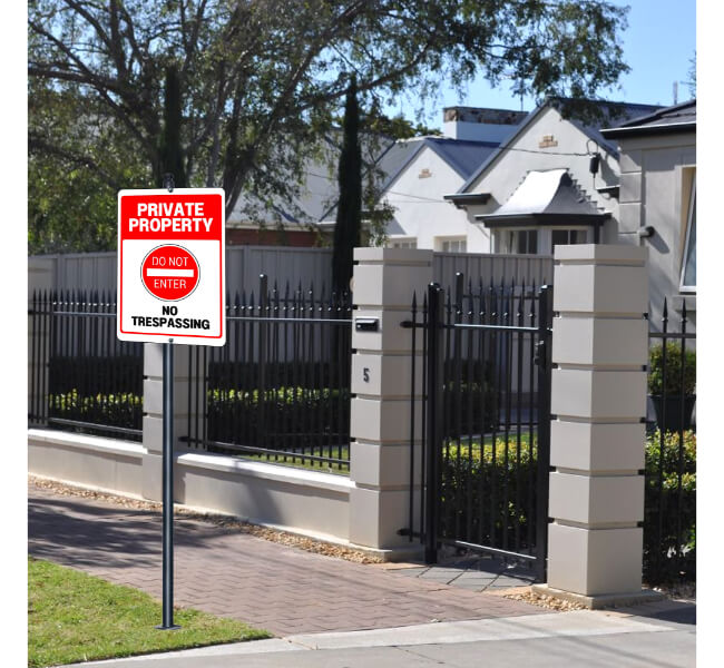 Custom No Trespassing Signs 1, Custom No Trespassing Signs 2, Custom No Trespassing Signs 3