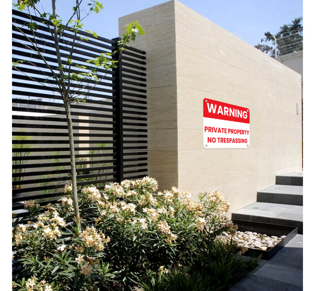 Custom No Trespassing Signs