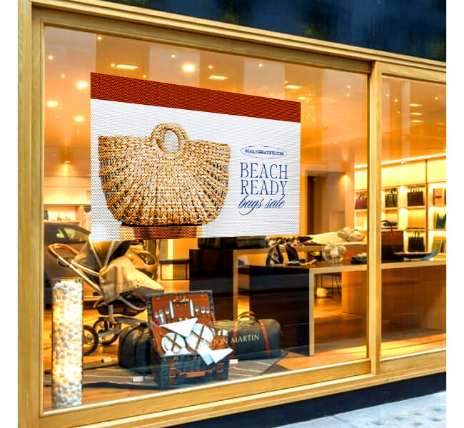Custom Perforated Window Decals 2