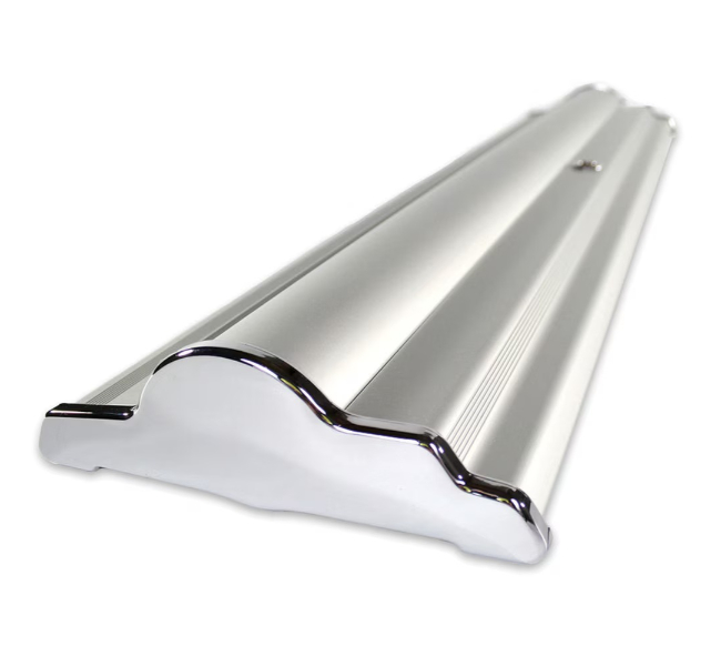 Silverstep tabletop retractable banner stand - professional portable display