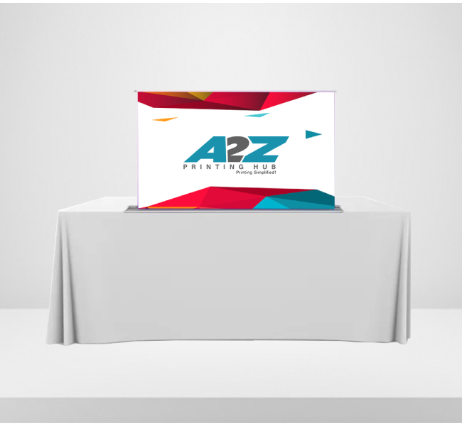 Silverstep Tabletop Retractable Banner Stand 60 inches