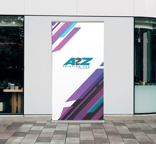 Silver Step Retractable Banner - Premium quality, easy to set up