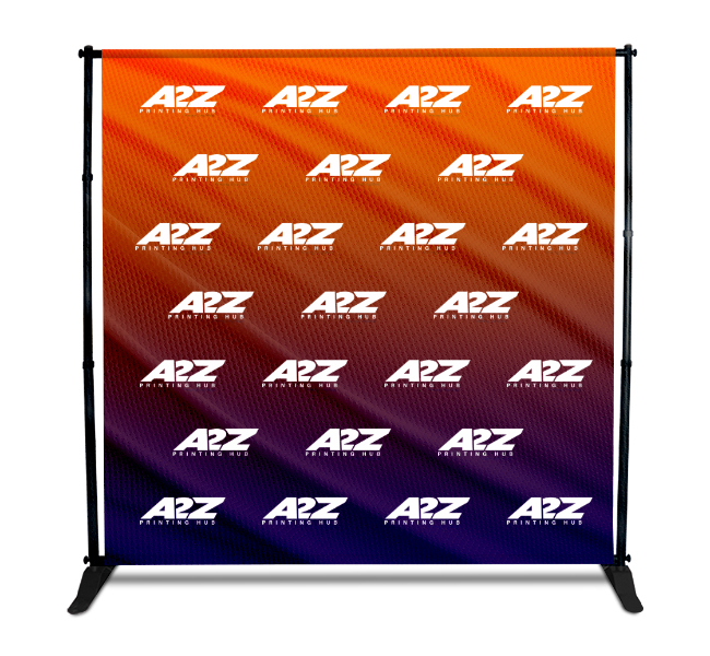Step repeat fabric banner - Premium printing and custom designs for businesses and events.