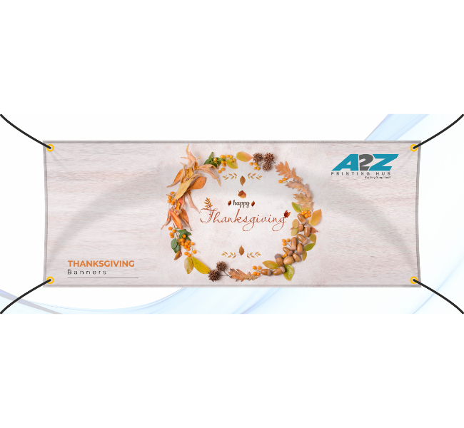 Thanksgiving banners - Premium printing and custom designs for businesses and events.